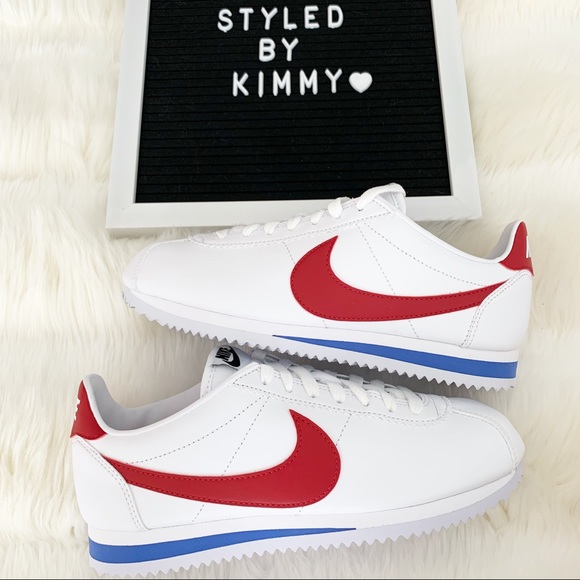 NIKE Basic Cortez Leather Sneakers Shoes New - Picture 9 of 14